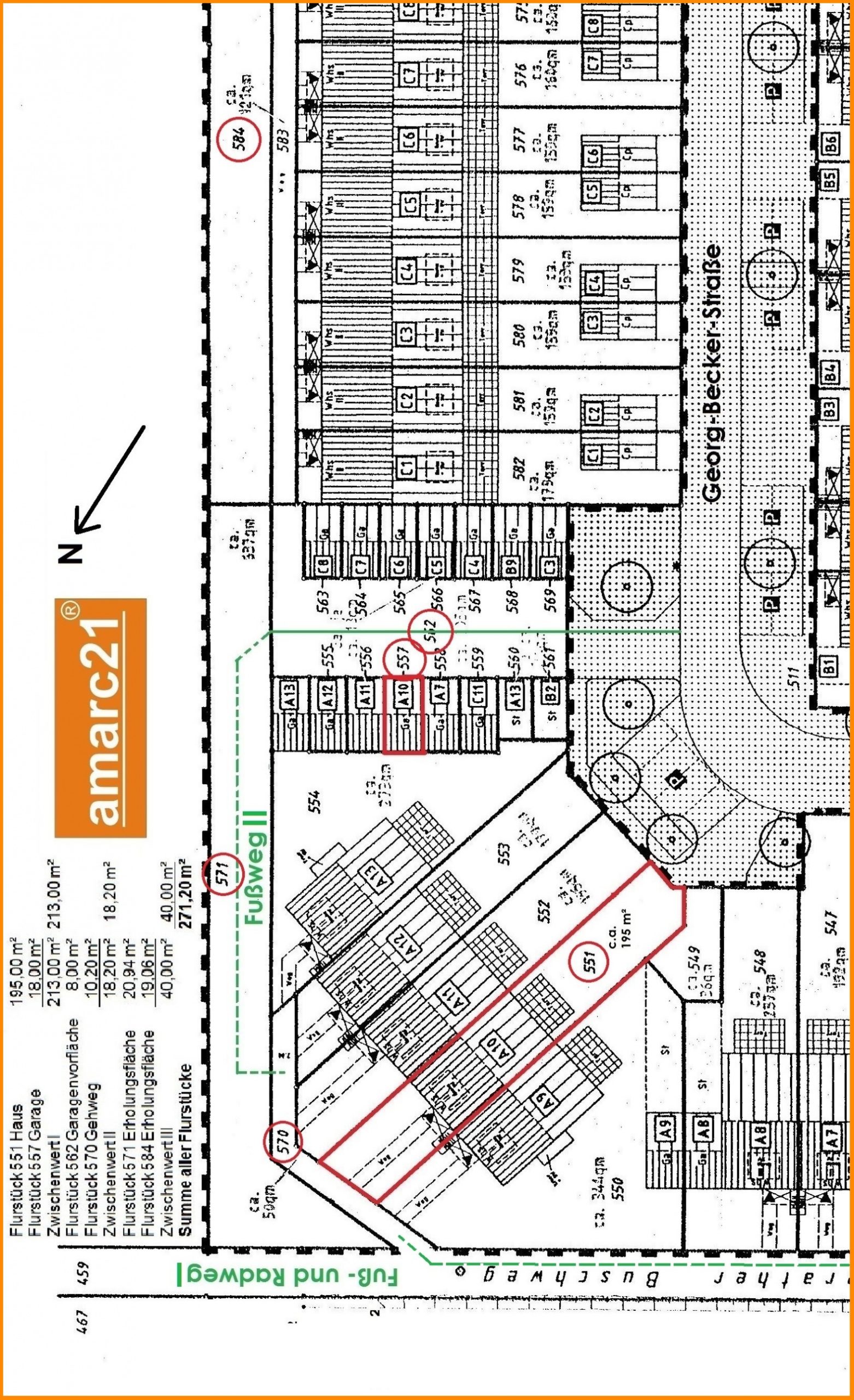 Ausschnitt Lageplan NE LB33 160309